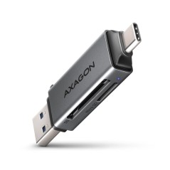 AXAGON CRE-DAC USB-C Card Reader 32 Gen 1 - Fast, Reliable & High Performance - SKU: 8595247907134
